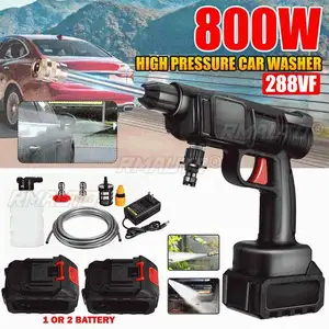 Pistola de agua de lavado de coches de alta presión inalámbrica de 20000mAh, limpiador de lavadora de coches portátil, lavadora Parkside para batería Makita de 18V