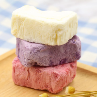 Fabrieksleverancier van gevriesdroogde yoghurtblokjes, gevriesdroogde yoghurtballetjes, diverse smaken, groothandel, OEM-verpakkingen
