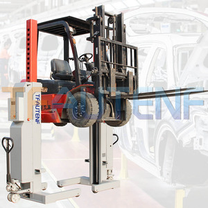 TFAUTENF CE 15T Pont élévateur hydraulique sans fil à 2 colonnes pour camions et voitures, déverrouillage électrique par batterie, mobile - Product Image 2