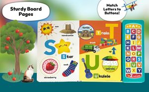 Libro de sonido de tablero <span class=keywords><strong>en</strong></span> inglés ABC interactivo de 26 botones para niños, libro de <span class=keywords><strong>Audio</strong></span> inteligente de aprendizaje temprano para bebés <span class=keywords><strong>con</strong></span> impresión de <span class=keywords><strong>libros</strong></span> de sonidos - Product Image 4