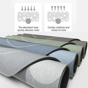 Nouvel ensemble de tapis de salle de bain Skymoving 2026 luxueux, antidérapant et absorbant pour sol et porte - Product Image 3