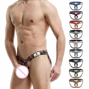 Amostra livre personalizada roupa íntima masculina sexy gay top jockstrap boys