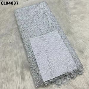 Nouvelle arrivée nigérian Guipure cordon dentelle tissu haute qualité africain eau Souble dentelle tissu pour les femmes <span class=keywords><strong>mariage</strong></span> - Product Image 2