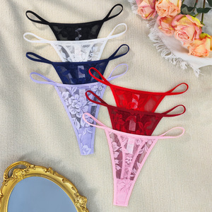 Spécialisé pour <span class=keywords><strong>Amazon</strong></span> Nouveau fabricant de strings Femmes Sexy Hot Lace Floral Multi-Color Combinaison Low-<span class=keywords><strong>Rise</strong></span> Underwear Foreign - Product Image 6