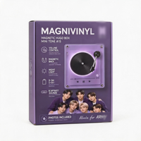 Lecteur CD NFC personnalisé Billie E, aimant de réfrigérateur, chansons DIY, 9 disques vinyles, cadeau pour les fans de Coachella, décoration, veilleuse rotative
