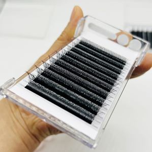 W Y 3D 4D 5D 6D 8D Trèfle Extension <span class=keywords><strong>de</strong></span> Cils Premade Ventilateur Haute Qualité C D Curl PBT Fibre 5DW Clove Lashes - Product Image 6