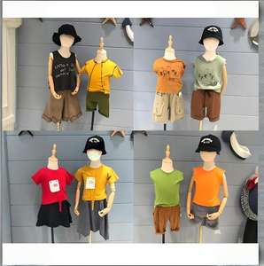 Children Apparel Fashion Summer 4 Seasons Kit <b>Dress</b> Tshirt with Pants/Shorts New Condition Set - Product Image 5