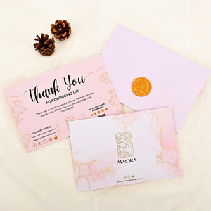 OEM personnalisé votre conception impression Art papier cartes de commentaires entreprise <span class=keywords><strong>merci</strong></span> <span class=keywords><strong>Ecommerce</strong></span> examen insère des cartes - Product Image 2