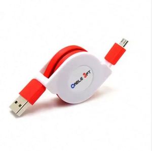 Cable de Carga Retráctil 3 en 1 con Logotipo Personalizado, Regalo para Teléfono - Product Image 1