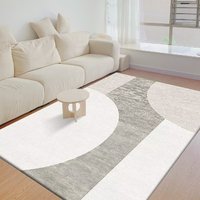 Moderne, umweltfreundliche, große, geometrisch gemusterte Teppichbodenmatten, maschinell gefertigt für den Heimgebrauch, waschbar, für Wohnzimmer und andere Bereiche.