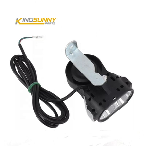 경적이있는 전기 자전거 LED 프론트 라이트 알람 헤드 램프 Ebike 헤드 라이트 E스쿠터 자전거 부품 액세서리 - Product Image 5