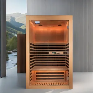 2 Person Sauna Morden Infrared Sauna Home With Bluetooth Function