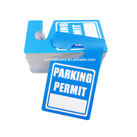 Permis de stationnement automobile personnalisé pour différents états, en PVC rigide, avec impression offset et découpe