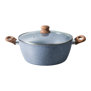 Maifan Stone <b>Cookware</b> <b>Set</b> Milk Pan Frying Pan Soup Pan Flat Bottom Wok Non Stick Pot 7 Piece <b>Set</b> - Product Image 2