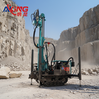 Nouvelle machine de forage de puits d'eau mobile de 160 m de haute qualité, prix usine, équipement de forage de puits profond