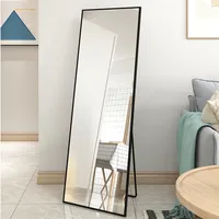 170*50 centímetros Espelho de Corpo Inteiro Estilo Moderno Piso Espelho Frame Da Liga de Alumínio Pé Espelho de Vestir