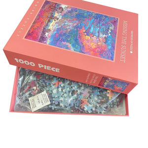 <span class=keywords><strong>Puzzle</strong></span> artistique de <span class=keywords><strong>1000</strong></span> <span class=keywords><strong>pièces</strong></span>, peinture à l'huile, bleu, pour adultes et adolescents, décoration murale, jeu de défi - Product Image 1