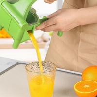 Multi-Functionele Huishoudelijke Gebruik Fruit Citroen Kleine Juicer Handmatige Handheld Machine Squeezer Handpers Hand Pers Oranje