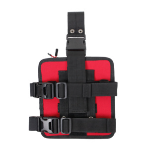 Kit de Escuadrón Bolsa de Pierna para Equipo de Rescate Bombero Brigada Primeros Auxilios Bolsa Médica Herramienta Bolsa Modular Nylon Poliéster Rojo Unisex CR - Product Image 5