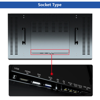 Penyangga papan Digital dalam ruangan TV 4K layar Lcd Samsung dudukan Panel 2x2 pengontrol 55 "harga dinding Video
