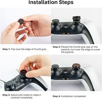 Accessoires de contrôleur Joystick Thumb Stick Grip Ps3 Controller Silicone Thumbstick Grip cap Pour Xbox One Ps5 Ps4