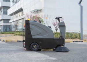Spazzatrice <span class=keywords><strong>Industriale</strong></span> Elettrica Cavalcabile per <span class=keywords><strong>Pulizia</strong></span> Stradale con Tramoggia Grande per Carichi Pesanti - Product Image 5