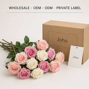 Rose <span class=keywords><strong>artificielle</strong></span> réaliste Joho en gros OEM ODM pour les achats en gros, les acheteurs de centres commerciaux, les acheteurs en ligne, les commandes, les devis, le stock, les offres, la vente et la source - Product Image 6