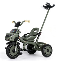 Tricycle 3-en-1 pour enfants de 2 à 5 ans avec barre de poussée, panier et vélo à pédales – Vélo d'équilibre pour tout-petits