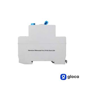 Interrupteur différentiel Gloca JXL1 2P 63A 30mA 250V Classe A Montage sur rail DIN Protection électrique - Product Image 5