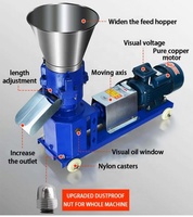Machine à fabriquer des granulés JINGLAI 3000 kg/h, nouvelle machine de granulation pour l'alimentation des animaux d'élevage, porcs, bovins, poulets, poissons et volailles, 220V