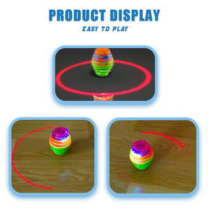 Trompo Giratorio de Alta Calidad HY687, Juguetes al por Mayor con Luz y Música para Niños - Product Image 4