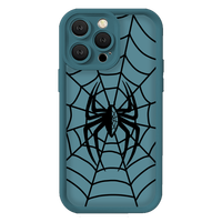 Nouvelle conception de coque de téléphone portable en TPU souple avec motif d'araignée en toile d'araignée pour iPhone 7 8 X XR XS 11 12 13 14 15 16 Pro Max Plus, antichoc