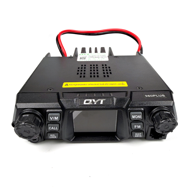 Vehicle Mounted Transceiver KT-980PLUS Mobile Radio for QYT 75W High Power Dual Band VHF UHF 4 Display Quad Standby 200Ch
