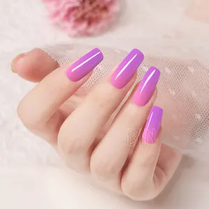 BIN 15ml Acrylic Poly Nail Gel Temperature Thermo Color Change Extend Nail Gel Manicure Nail Art Polygels Extension Gel