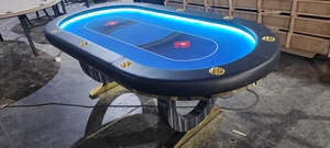 Table de poker de luxe moderne personnalisée Tables de poker modernes personnalisées Casino vendant dans la meilleure qualité - Product Image 4