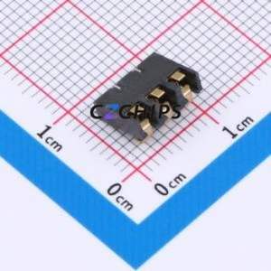 GT-BTP30003-0240B-019B Blade/Spring Contact Battery Connector SMD,P=3mm Connector Spring Contact Type 3mm 3P Vertical Mount - Product Image 2