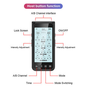 TENS Eletrônico Pulso Joelho Perna Dor Máquina Massagem Terapêutica Estimulador Muscular Fisioterapia Touchscreen TENS - Product Image 5