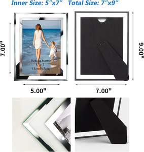 Crystal Clear Customizable Color & Size Eco-Friendly Certificate Photo <b>Frame</b> with Shatterproof Glass <b>for</b> Wedding Decor - Product Image 2