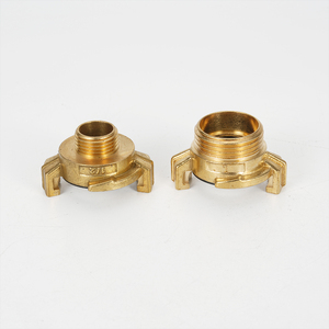 Connecteur de <span class=keywords><strong>tuyau</strong></span> d'arrosage en laiton Geka Quick Fit 3/8"-<span class=keywords><strong>1</strong></span> <span class=keywords><strong>1</strong></span>/<span class=keywords><strong>2</strong></span>" à connexion par vis, surface polie et lisse, ISO 9001, couleur naturelle - Product Image 4