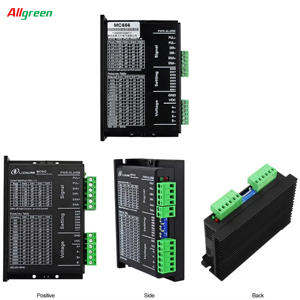 ไดรเวอร์สเต็ปเปอร์ดิจิตอล MC556E 2 เฟส DC20-50V 5.6A 400-25600ppr Nema23/34 ไดรฟ์ไมโครสเต็ป CNC - Product Image 1