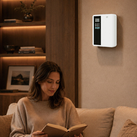 Diffuseur d'arômes intelligent de dernière génération avec ions oxygène négatifs, purificateur d'air, machine à parfum, capacité de 500 ml, contrôle par application pour la maison et le bureau