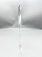Trophée en acrylique transparent et écologique pour gravure, avec couleurs personnalisées et impression UV – Médailles et plaques