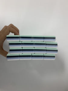 Ensemble de mahjong en acrylique de luxe, designs personnalisés avec monogramme, style américain, 240 tuiles pour le divertissement, emballage personnalisable en couleur - Product Image 6