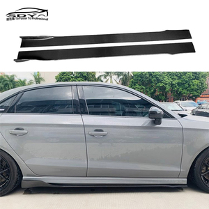 Minigonne laterali in fibra di carbonio stile <span class=keywords><strong>B</strong></span> C218 per Mercedes Benz Classe CLS C218 - Product Image 2