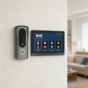 Sonnette vidéo IP67 de 7 pouces à économie d'énergie, facile à utiliser, pour immeubles de bureaux - Product Image 1