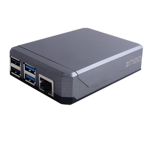 Boîtier Geeekpi Argon NEO pour Raspberry Pi 4, design minimaliste, boîtier fin en aluminium, refroidissement passif, robuste, portable, magnétique, H260 - Product Image 1