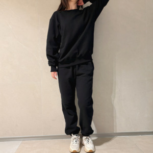 Sweat-shirt épais en molleton 3 couches, chaud pour l'hiver, 100% coton, coupe ample, pull-over, tricot durable, col rond coréen, streetwear unisexe - Product Image 5