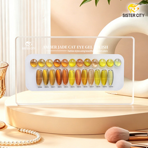Gel Polish en Verre Ambré Non Toxique <span class=keywords><strong>de</strong></span> Haute Qualité, Lissant et Auto-Nivelant pour Salon <span class=keywords><strong>de</strong></span> Manucure et Nail Art - Product Image 2