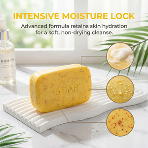 Savon Artisanal à l'Huile Essentielle de Gingembre et Acide Kojique, Nettoyant Visage et Corps, Blanchissant, Action en 5 Jours, Direct Usine, Commerce Extérieur, En Stock - Product Image 3