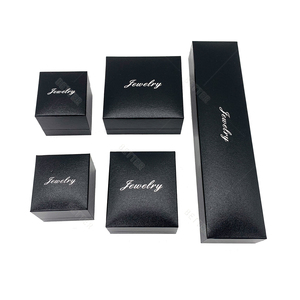 Cajas para Anillos, Paquete de Joyería, <span class=keywords><strong>Caja</strong></span> de Joyas Económica, <span class=keywords><strong>Caja</strong></span> de Joyería Blanca, Embalaje de Joyería, Cajas de Anillos de Papel con Aspecto de Cuero con Logotipo - Product Image 4